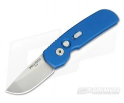 Protech Calmigo Blue CA Legal Automatic Satin 154CM 2203-BLUE